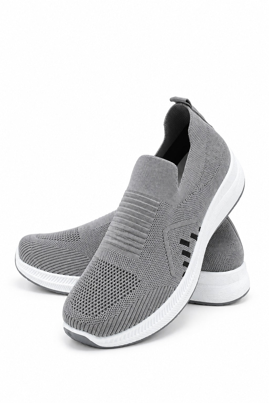 CloudWalk Grey Slip-On Sneakers