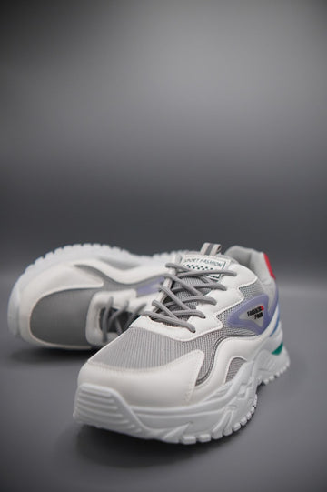 Velocity White Chunky Sneakers